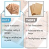image:imageMr Pen Kraft Notebooks A6 Sized 42 x 59 6 pcs Mini Notebooks  Small Journal Notebook Lined Pocket Notebook Motivational Notebooks Cute Mini Notebook Kraft Paper Notebook
