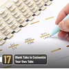 image:imageMr Pen Mini Bible Tabs 90 pcs White with Gold Edge  Laminated Bible Tabs for Women and Men