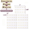 image:imageMr Pen Mini Bible Tabs 90 pcs White with Gold Edge  Laminated Bible Tabs for Women and Men