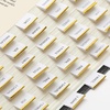 image:imageMr Pen Mini Bible Tabs 90 pcs White with Gold Edge  Laminated Bible Tabs for Women and Men