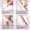 image:imageMr Pen Mini Bible Tabs 90 pcs White with Gold Edge  Laminated Bible Tabs for Women and Men