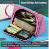 image:imageMr Pen Pencil Case for Girls Pink Pencil Bag Cute Pencil Case  Pouch Bags School Supplies for Teen Girls Pen Pouch School Stuff Pencil Pouches Pen Bag Pencil Bag for Women