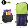 image:imageMr Pen Standing Pencil Case Pouch Sit amp Lay MeshView Design  Black amp Blue Interior Pocket amp 2 Elastic Binder Loops Cute Pencil Case for Girls and BoysBlack  Lawn Green
