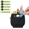 image:imageMr Pen Standing Pencil Case Pouch Sit amp Lay MeshView Design  Black amp Blue Interior Pocket amp 2 Elastic Binder Loops Cute Pencil Case for Girls and BoysBlack  Lawn Green