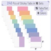image:imageMr Pen Sticky Index Tabs 240 Pcs Pastel Sticky Tabs for Notebooks  Page Markers Page Tabs for Binders Page Tabs Sticky Tabs for Books Notebook Tabs Book Sticky Tabs for NotebooksPastel