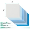 image:imageMr Pen Sticky Notes 3x3 12 Pads 600 Sheets Sky Blue Tones  Sticky Note SelfStick Note Pads