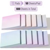 image:imageMr Pen Sticky Notes 3x3 12 Pads Gradient Colors Sticky Note