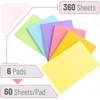 image:imageMr Pen Sticky Notes 4x6 6 Pads Pastel Colors 4x6 Sticky Notes