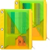 image:imageMr Pen Transparent Pencil Pouches 2 Pack  Pencil Pouch for 3 Ring Binder Pencil Pouch Pencil Cases Pencil Case for Binder Pouch 3 Ring Binder Pouch