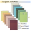 image:imageMr Pen Transparent Sticky Notes 3 x 4 12 Pads 600 Sheets Vintage  See Through SelfAdhesive Notes Bulk for Bible Journaling and Studying WaterResistant Clean Removal