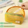 image:imageMr Pen Yellow Mesh Zipper Pouch Bags for Organization  Cosmetic amp Makeup  Bag