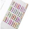 image:imageMr Pen Bible Tabs 120 pcs Garden Glory Laminated Bible Tabs for Women