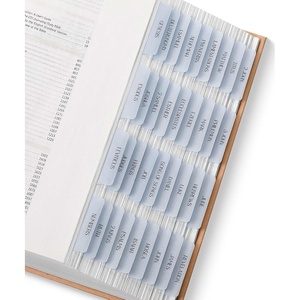 image:imageMr Pen Bible Tabs 75 Tabs  Translucent Pink Laminated Bible Tabs for Women and Men Bible Tabs for Study Bible Index Tabs Bible Labels TabsTranslucent Dusty Blue