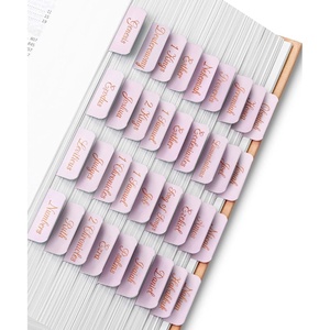 image:imageMr Pen Bible Tabs 75 Tabs Baby Pink Bronze Foil Embossed Lettering  Laminated Bible Tabs for Women and Men Bible Tabs for Study Bible Index Tabs Bible Book Tabs Bible Labels Tabs