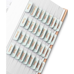image:imageMr Pen Bible Tabs 75 Tabs White Bronze Foil Embossed Lettering  Laminated Bible Tabs for Women and Men Bible Tabs for Study Bible Index Tabs Bible Book Tabs Bible Labels Tabs