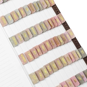 image:imageMr Pen Catholic Mini Bible Tabs for Women 84 pcs Soft Glow  Gold Foil Lettering Old and New Testament Small Laminated Index Tabs for Bible Study Journaling