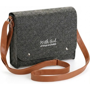 image:imageMr Pen Felt Bible Cover Case Medium Size  Felt Carrying Book Case with Leather Straps Bible Protective Church Bag for Men amp Women Christian Gifts Gray