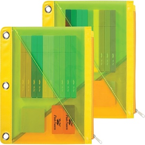 image:imageMr Pen Transparent Pencil Pouches 2 Pack  Pencil Pouch for 3 Ring Binder Pencil Pouch Pencil Cases Pencil Case for Binder Pouch 3 Ring Binder Pouch