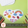 image:imageMr Pen Blank Puzzle 8 Pack 28 PiecesPack 55 x 81  Blank Puzzles to Draw on for Kids Activities Arts amp DIY CraftsWhite Heart