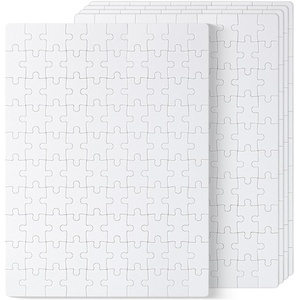 image:imageMr Pen Blank Puzzle 8 Pack 28 PiecesPack 55 x 81  Blank Puzzles to Draw on for Kids Activities Arts amp DIY CraftsWhite