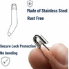image:imageMr Pen Curved Safety Pins 11 Inch 200 Pack Stainless Steel Pins Bulk  Ideal for Basting Lightweight Fabrics Quilting Sewing Small Repairs Craft Projects Jewelry Making amp DIY Use