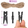 image:imageMr Pen Mini Wooden Clothes Pins for Photo 19 Inch 100 Pack  Small Wooden Craft Clips for Card Making Hanging Pictures Party Favors DIY Art Projects Miniature DecorationsBlack