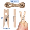 image:imageMr Pen Mini Wooden Clothes Pins for Photo 19 Inch 100 Pack  Small Wooden Craft Clips for Card Making Hanging Pictures Party Favors DIY Art Projects Miniature DecorationsWood