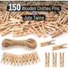 image:imageMr Pen Mini Wooden Clothes Pins for Photo 19 Inch 100 Pack  Small Wooden Craft Clips for Card Making Hanging Pictures Party Favors DIY Art Projects Miniature DecorationsWood