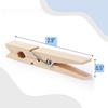 image:imageMr Pen Mini Wooden Clothes Pins for Photo 19 Inch 100 Pack  Small Wooden Craft Clips for Card Making Hanging Pictures Party Favors DIY Art Projects Miniature DecorationsWood