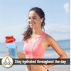 image:imageMr Pen Shaker Bottles for Protein Mixes 28 oz  Leak Proof Shaker Cups with Stainless Steel Wire Whisk Ball for Protein Shakes and Pre WorkoutBlue with Orange Top