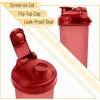 image:imageMr Pen Shaker Bottles for Protein Mixes 28 oz  Leak Proof Shaker Cups with Stainless Steel Wire Whisk Ball for Protein Shakes and Pre WorkoutRed