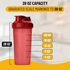 image:imageMr Pen Shaker Bottles for Protein Mixes 28 oz  Leak Proof Shaker Cups with Stainless Steel Wire Whisk Ball for Protein Shakes and Pre WorkoutRed