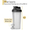 image:imageMr Pen Shaker Bottles for Protein Mixes 28 oz Leak Proof  Shaker Cups with Stainless Steel Wire Whisk Ball for Protein Shakes and Pre WorkoutClear 1