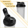 image:imageMr Pen Shaker Bottles for Protein Mixes 28 oz Leak Proof  Shaker Cups with Stainless Steel Wire Whisk Ball for Protein Shakes and Pre WorkoutClear 1