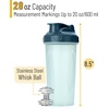 image:imageMr Pen Shaker Bottles for Protein Mixes 28 oz Leak Proof  Shaker Cups with Stainless Steel Wire Whisk Ball for Protein Shakes and Pre WorkoutClear