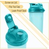 image:imageMr Pen Shaker Bottles for Protein Mixes 28 oz Leak Proof  Shaker Cups with Stainless Steel Wire Whisk Ball for Protein Shakes and Pre WorkoutLight Blue
