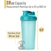 image:imageMr Pen Shaker Bottles for Protein Mixes 28 oz Leak Proof  Shaker Cups with Stainless Steel Wire Whisk Ball for Protein Shakes and Pre WorkoutLight Blue