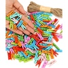 image:imageMr Pen Mini Wooden Clothes Pins for Photo 19 Inch 100 Pack  Small Wooden Craft Clips for Card Making Hanging Pictures Party Favors DIY Art Projects Miniature DecorationsAssorted Colors