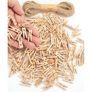 image:imageMr Pen Mini Wooden Clothes Pins for Photo 19 Inch 100 Pack  Small Wooden Craft Clips for Card Making Hanging Pictures Party Favors DIY Art Projects Miniature DecorationsWood