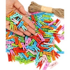 image:imageMr Pen Mini Wooden Clothes Pins for Photo 19 Inch 100 Pack  Small Wooden Craft Clips for Card Making Hanging Pictures Party Favors DIY Art Projects Miniature DecorationsAssorted Colors