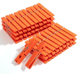image:imageMr Pen Mini Wooden Clothes Pins for Photo 19 Inch 100 Pack  Small Wooden Craft Clips for Card Making Hanging Pictures Party Favors DIY Art Projects Miniature DecorationsOrange
