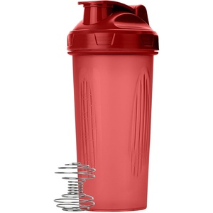 image:imageMr Pen Shaker Bottles for Protein Mixes 28 oz  Leak Proof Shaker Cups with Stainless Steel Wire Whisk Ball for Protein Shakes and Pre WorkoutRed