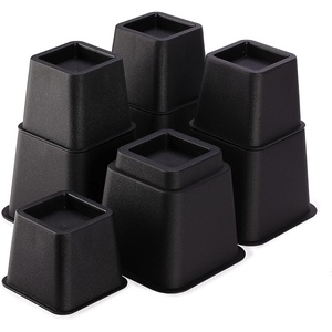 image:imageMr Pen Adjustable Bed Risers Furniture Risers Set of 4 Risers  Elevation in Heights 3 5 or 8 Inch Table Riser Risers for Bed Frame Bed Height Risers Bed Raiser Bed Frame Riser