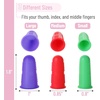 image:imageMr Pen Hot Glue Gun Finger Protectors 24 pcs Silicone Finger Protectors  Rubber Fingers Tips Rubber Finger Covers Rubber Finger Tips Protector Finger Gripper Finger Grip Finger Rubber TipsMulticolor
