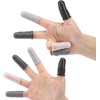 image:imageMr Pen Hot Glue Gun Finger Protectors 24 pcs Silicone Finger Protectors  Rubber Fingers Tips Rubber Finger Covers Rubber Finger Tips Protector Finger Gripper Finger Grip Finger Rubber TipsBlack  White Shades