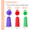 image:imageMr Pen Hot Glue Gun Finger Protectors 24 pcs Silicone Finger Protectors  Rubber Fingers Tips Rubber Finger Covers Rubber Finger Tips Protector Finger Gripper Finger Grip Finger Rubber TipsMulticolor