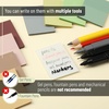 image:imageMr Pen Small Transparent Sticky Notes 15 x 2 12 Pads 600 Sheets  Vintage Mini See Through SelfAdhesive Notes Bulk for Bible Journaling and Studying WaterResistant Clean Removal