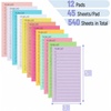 image:imageMr Pen to Do List Sticky Notes 3 x 5 9 Pads 360 Sheets  Lined Checklist Sticky Pads with Smooth Writing Easy PeelOff Thick Paper for Planning Office School amp Daily TasksAssorted Colors