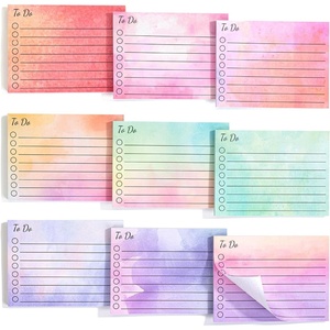 image:imageMr Pen to Do List Sticky Notes 3 x 5 9 Pads 360 Sheets  Lined Checklist Sticky Pads with Smooth Writing Easy PeelOff Thick Paper for Planning Office School amp Daily TasksWatercolor