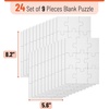 image:imageMr Pen Blank Puzzle 10 Pack 12 PiecesPack 55 x 81  Blank Puzzles to Draw on for Kids Activities Arts amp DIY CraftsWhite